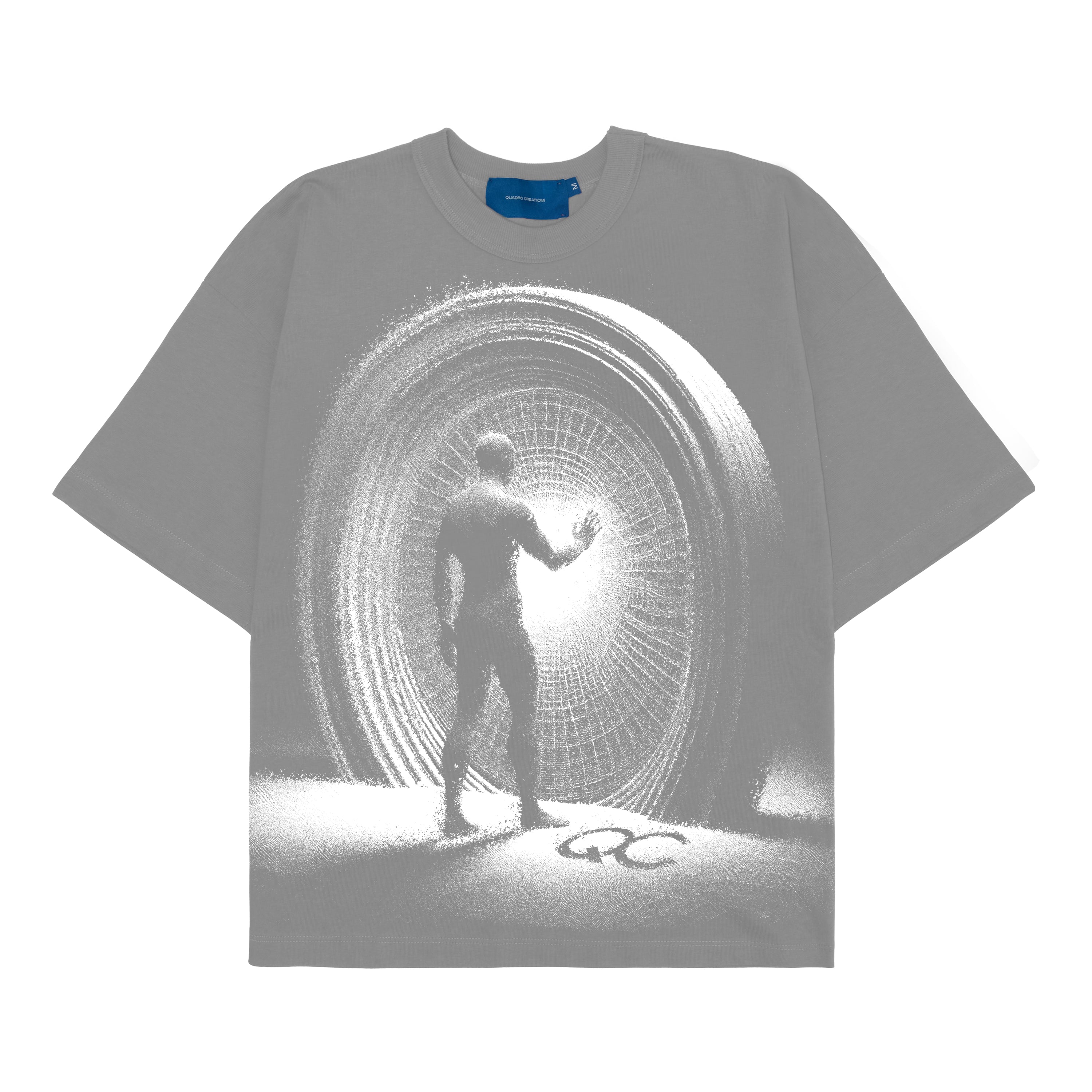 QUADRO CREATIONS -  Camiseta MR. Door Grey